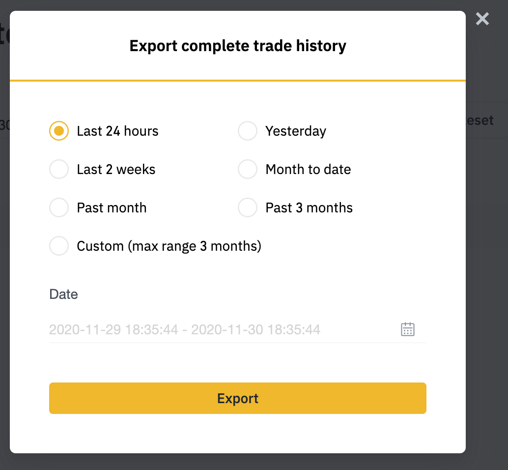 How To Download Trade History From Binance