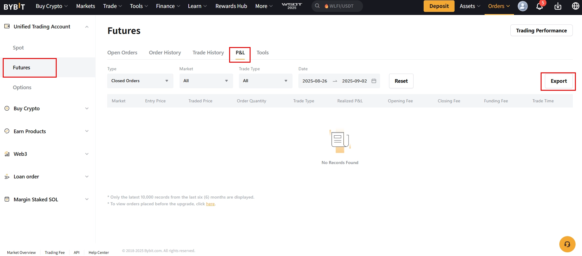 How to get trade history from Bybit – Cryptact Help Center