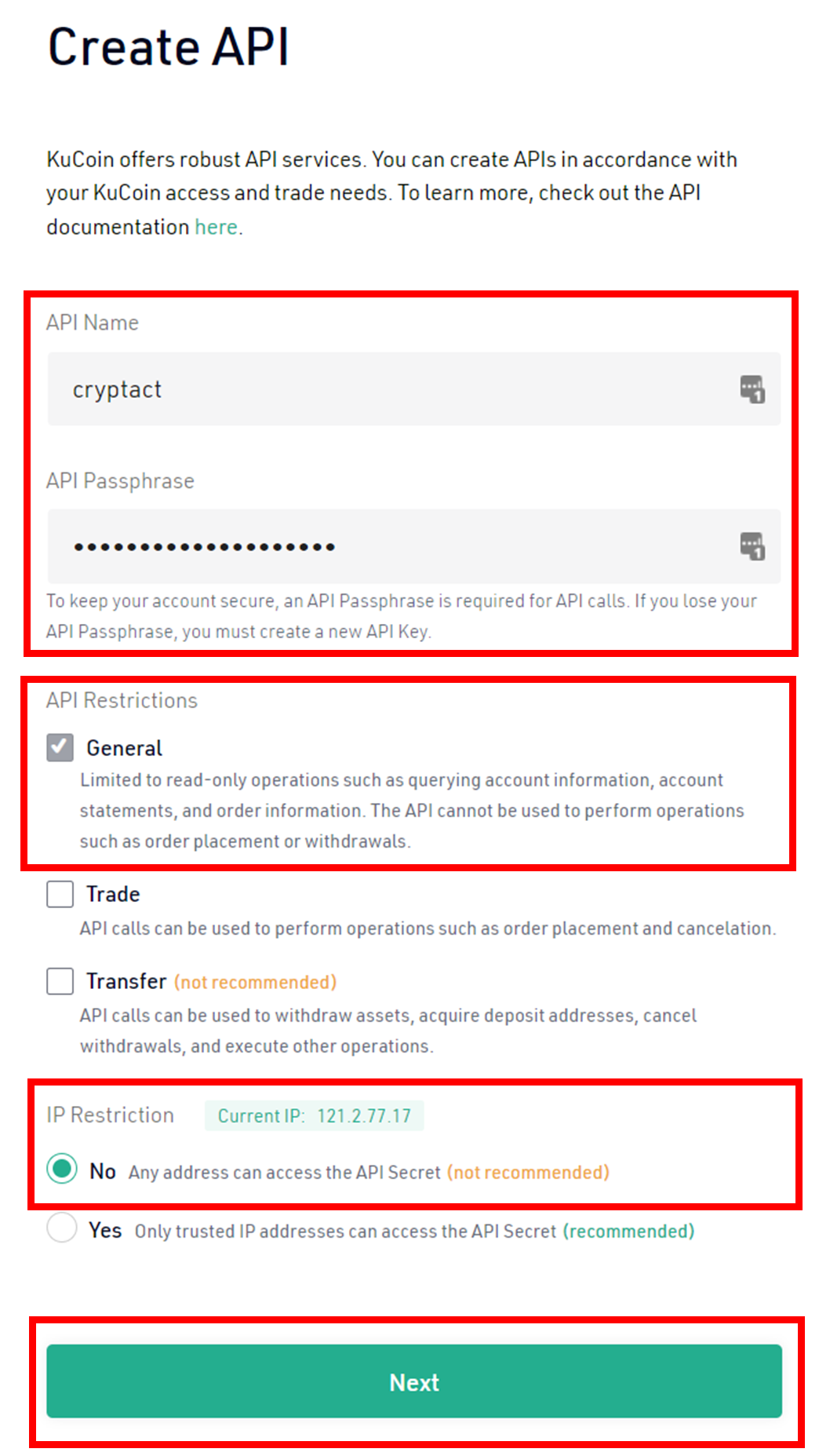 kucoin api rate limit